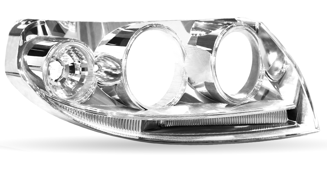 metallized car headlight frame metallized car headlight frame